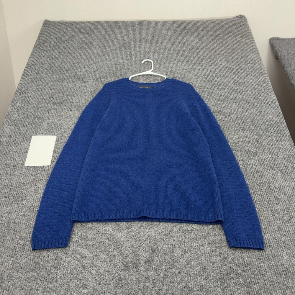 Vintage Abercrombie & Fitch Sweater Mens XL Blue Wool Crewneck Preppy Classic